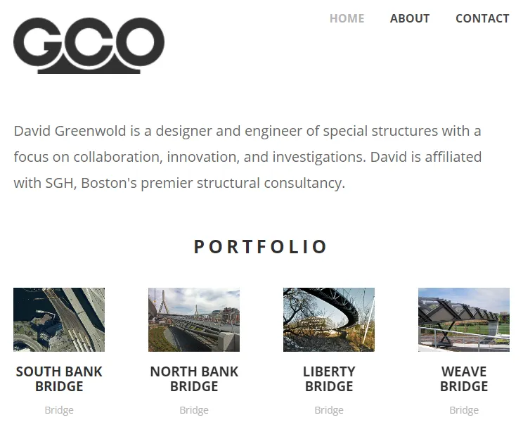 bridge consulting site screenshot